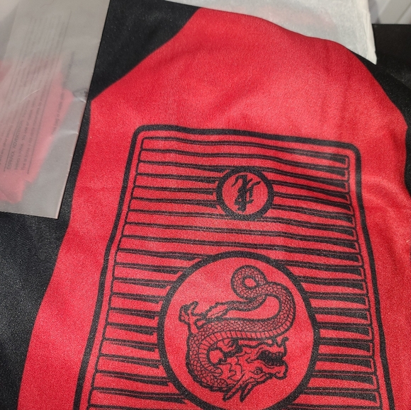 Kids Ninja Warrior Dress up Cosplay Costume - Black and Red Az 10/12 NEW - Picture 4 of 4